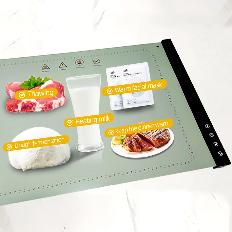 ThermaTray: Silicone Food Heating Mat